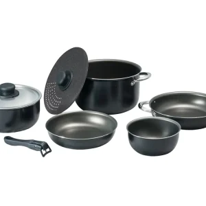 Non Perdere Beaver Nera 22 Black set di pentole