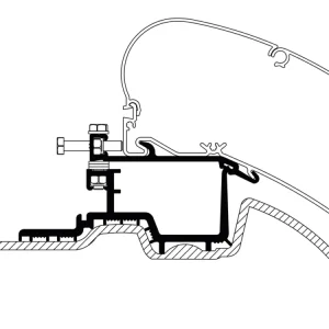 Affare Thule adattatore Sprinter >2007 Crafter 2007 - 2016