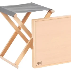 Rebel Outdoor sgabello grigio con piano d'appoggio Bestseller