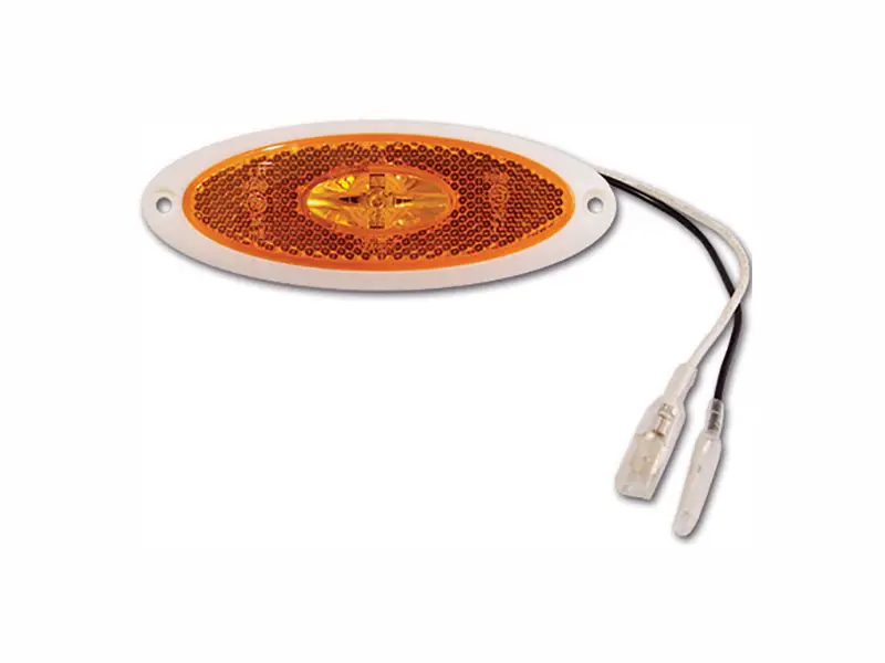 Jokon luce di ingombro laterale bianca ovale con LED arancione Vendita Finale