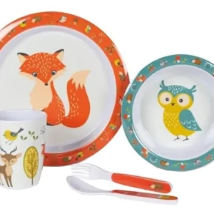 Bestseller Kampa Woodland Creatures set stoviglie per bambini 5 pezzi