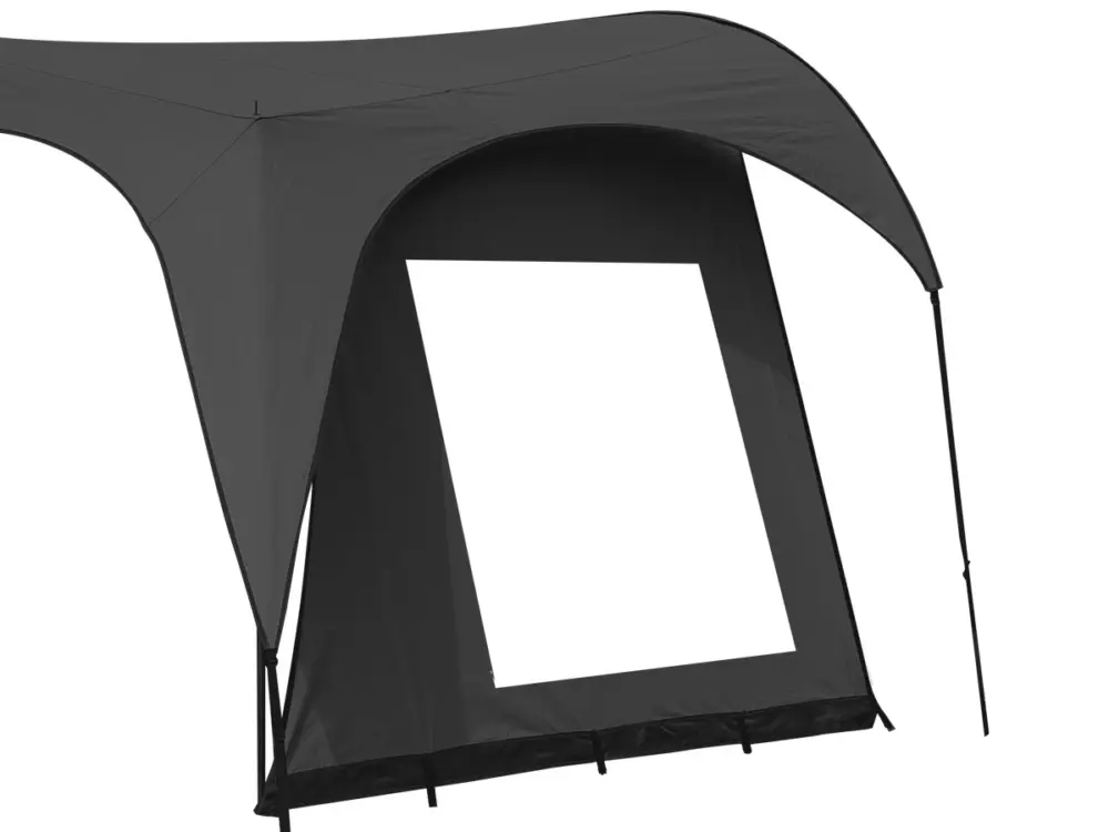 Campooz Travelling parete laterale con finestra - nera Promozione Esclusiva