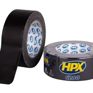 Prezzo Conveniente HPX nastro telato nero 6200 48 mm x 50 m