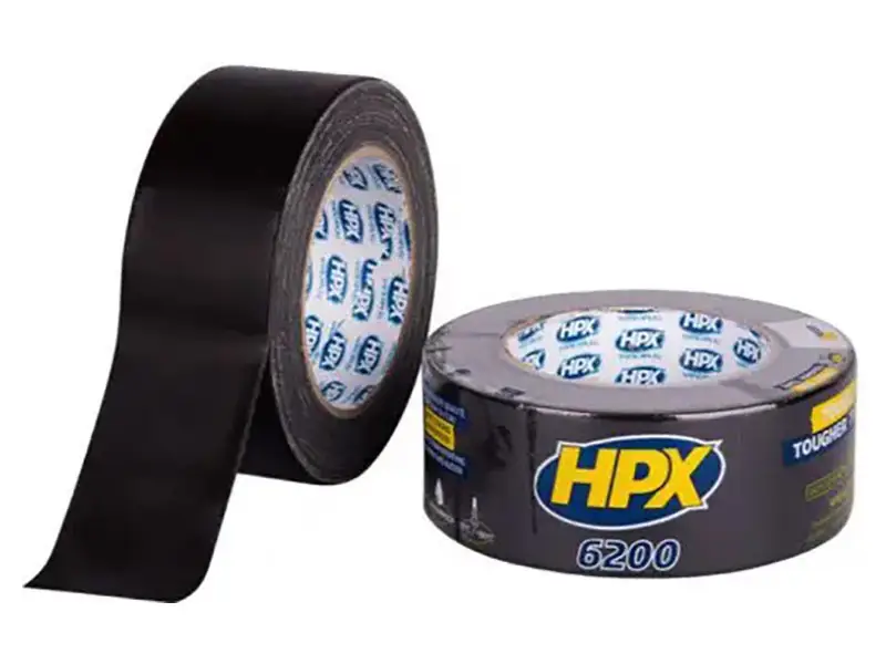 Prezzo Conveniente HPX nastro telato nero 6200 48 mm x 50 m
