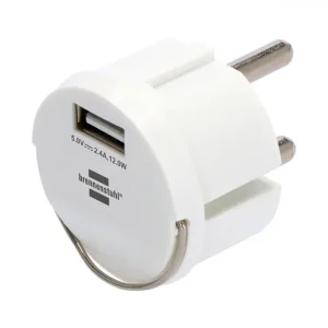 Adattatore per presa elettrica USB 2,4A - white Più Venduto