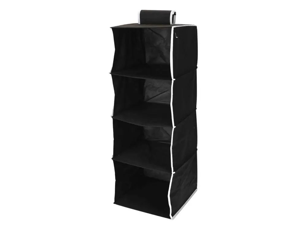 Storage Solutions organizer 4 scomparti - Black Promozione Esclusiva