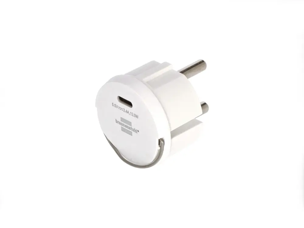 Compra Oggi Stesso Adattatore per presa elettrica USB-C 2,4A - white