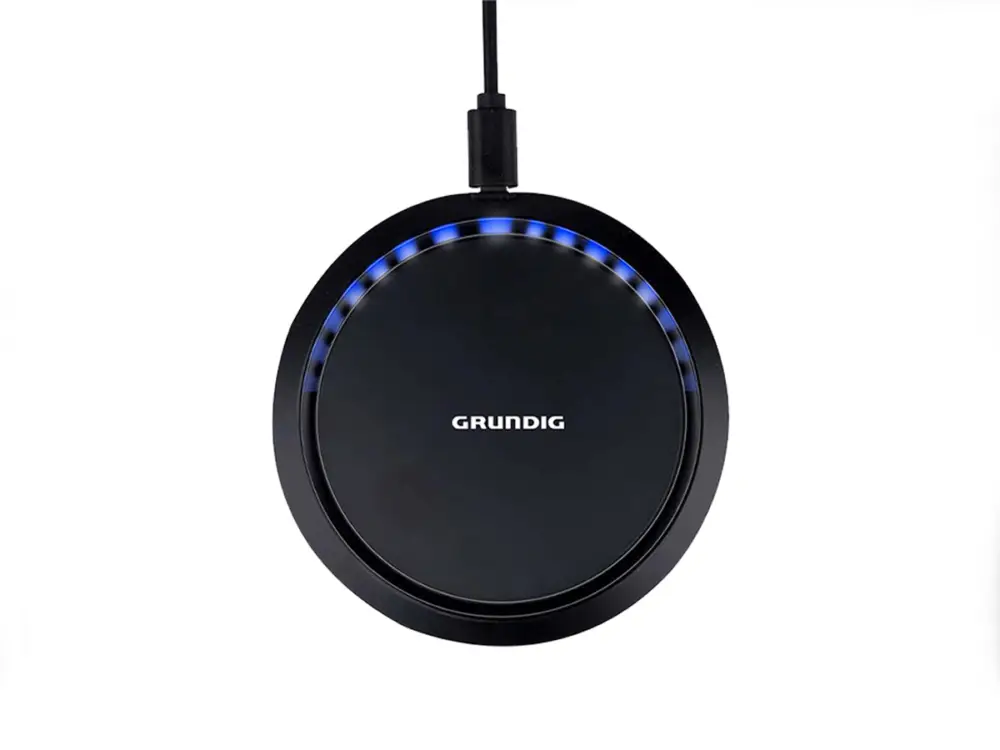 Non Perdere Grundig caricabatterie wireless per smartphone 10W micro USB