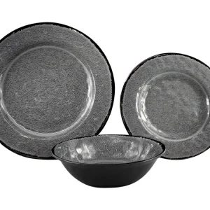 Saldi Obelink Stone Grey set di stoviglie - 12-pezzi