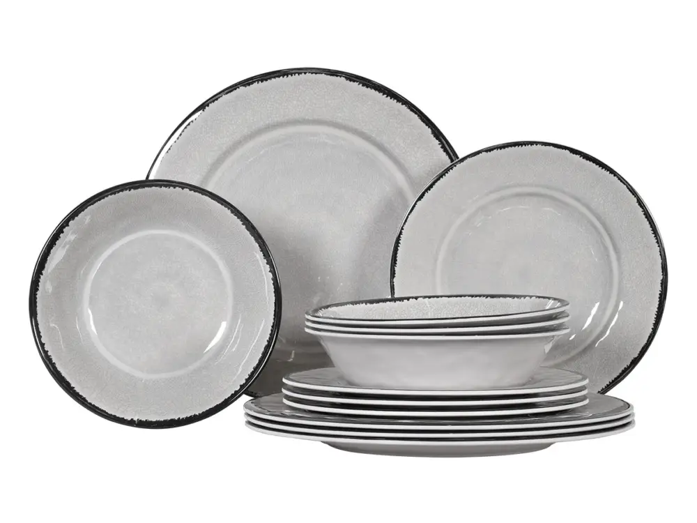 Obelink Premium Stone set di stoviglie - 12-pezzi Affare