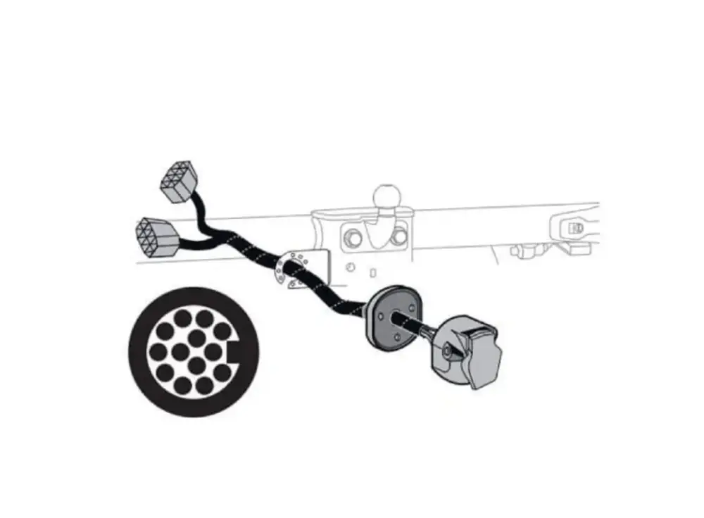 Thule Veloswing kit cablaggio fino al 2011 (escluso) Più Venduto