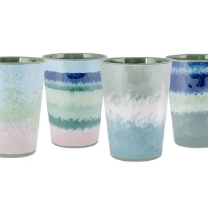 Bo-Camp Halo Blue/Green tazze - set da 4 Nuovo Arrivo