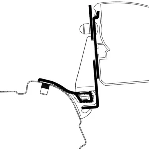 Offerta Speciale Thule adattatore 3200 VW T5/T6 Multirail Reimo LWB