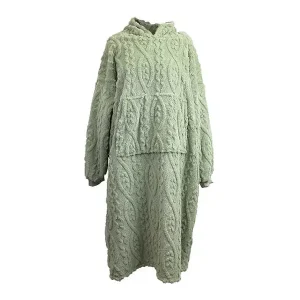 Unique Living Pleun Long pile oversize con cappuccio - Tea Green Ordina Subito