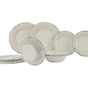 Gimex Stone Line Sand set stoviglie 12 pezzi Scelto Dai Clienti