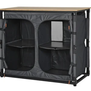 Obelink Ravenna Bamboo Quick armadietto da campeggio - Black Popolare
