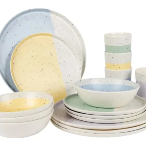 Affare Bo-Camp Pastel Annecy set di stoviglie - 16 pezzi