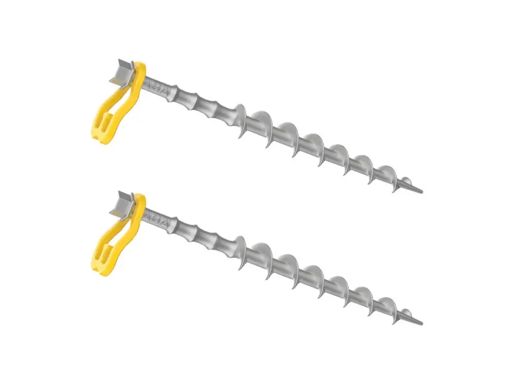 Nuovo Arrivo Haba Alu-Camp picchetti a vite 31 cm - set da 2