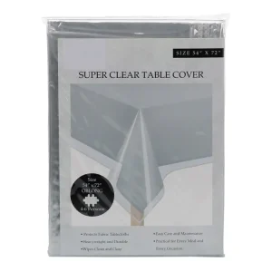 Excellent Houseware tovaglia trasparente - 130 x 180 cm Promo Stagionale