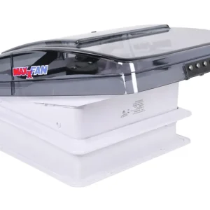 Quantità Limitata Maxxfan Deluxe Compact 28 x 28 oblò tetto con ventilatore - Transparent