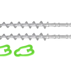 Offerta Limitata Obelink Alphagrip picchetti a vite in alluminio con clip 31 cm - set da 2