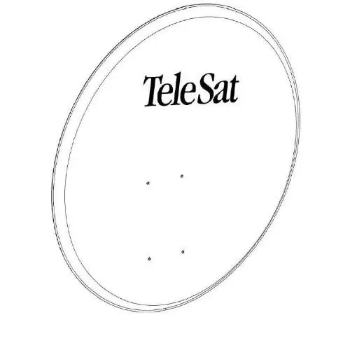 10487 DISCO DI RICAMBIO PER ANTENNA SATELLITARE TELECO 60CM COMPLETO DI ADESIVO E VITERIA Nuovo Arrivo