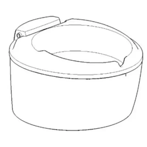 20095162 KIT TAZZA WC BIANCO PER WC THETFORD C220 Super Prezzo