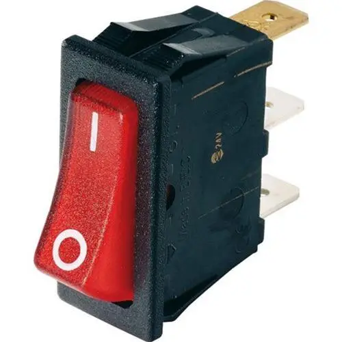 2926273505 INTERRUTTORE 12V COL. ROSSO PER VECCHIA SERIE 4000/5000 Popolare