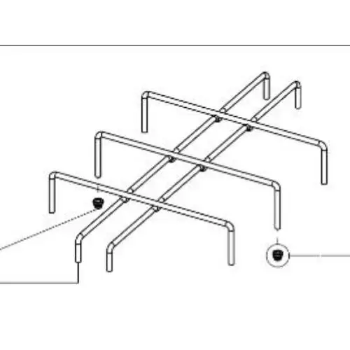 407149592 GRIGLIA PER PIANO COTTURA SMEV MO917 Offerta Lampo