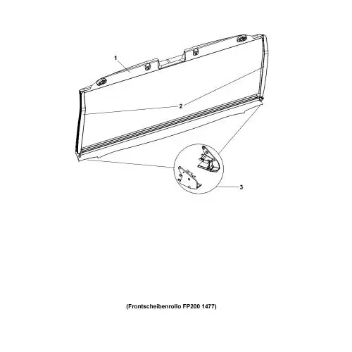 4460001522 GUIDE DX SX PER OSCURANTE FP200 Occasione Imperdibile