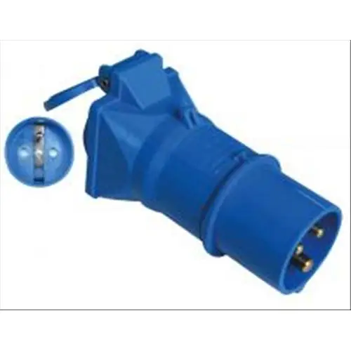 Più Venduto ADATTATORE CON MASCHIO CEE/PRESA FEMMINA SCHUKO FRANCESE C/COPERCHIO