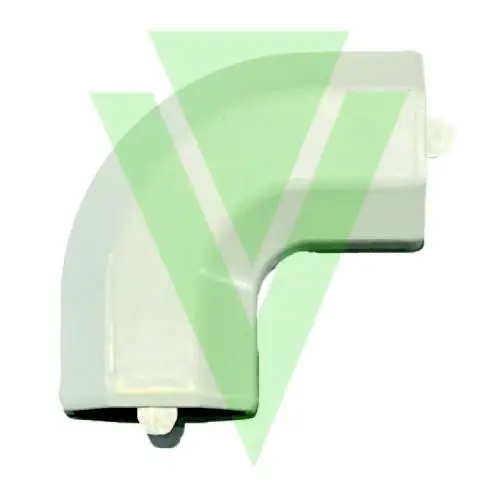 ANGOLARE A 90° PER COPRICAVI A TETTO IN ALLUMINIO BIANCO Offerta Speciale
