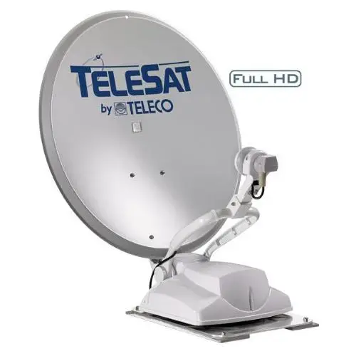 ANTENNA SATELLITARE AUTOMATICA TELECO TELESAT BT 85 CON COMANDO Reso Gratuito