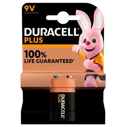 BATTERIA 9V DURACELL100 1PZ Compra Online