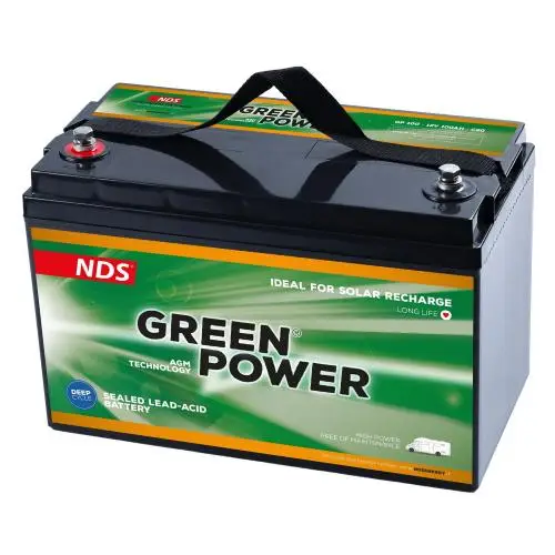 BATTERIA AGM GREEN POWER GP 100 Vendita Finale
