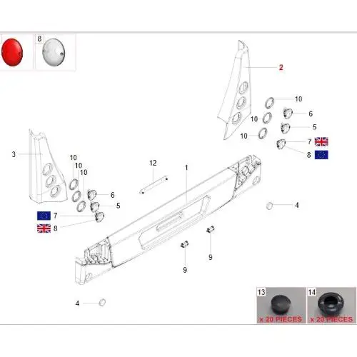 Affare CARTER COPRI FARO DX ROLLER TEAM ZEFIRO 1I0XJ2000457AX5