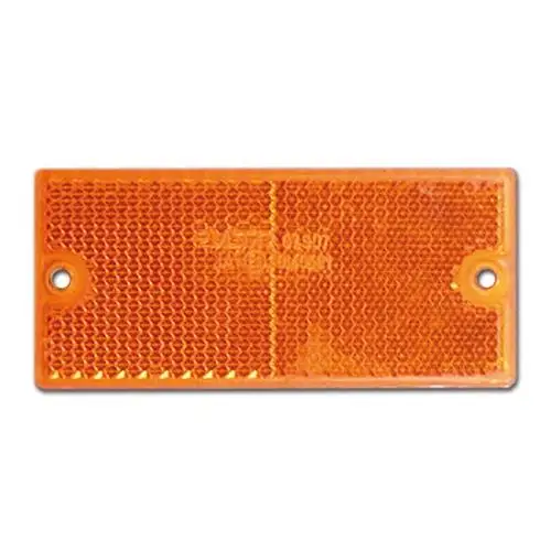 CATARIFRANGENTE RETTANGOLARE ARANCIO DIM 90X40MM PER CARRELLI E CARAVAN A VITE Promozione Esclusiva
