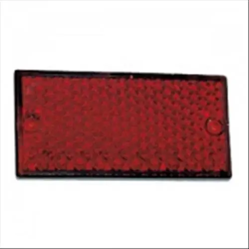 Miglior Prezzo CATARIFRANGENTE RETTANGOLARE ROSSO DIM 105X54MM PER CAMPER CARRELLI E CARAVAN A VITE