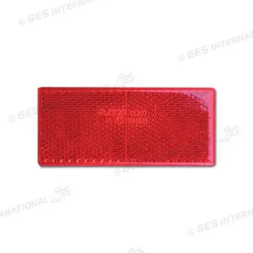 CATARIFRANGENTE RETTANGOLARE ROSSO DIM 90X40MM PER CARRELLI E CARAVAN ADESIVO Compra Adesso