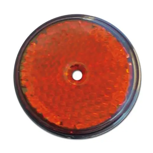 CATARIFRANGENTE TONDO ARANCIO DIAM 60 MM PER CARRELLI E CARAVAN A VITE Nuova Collezione