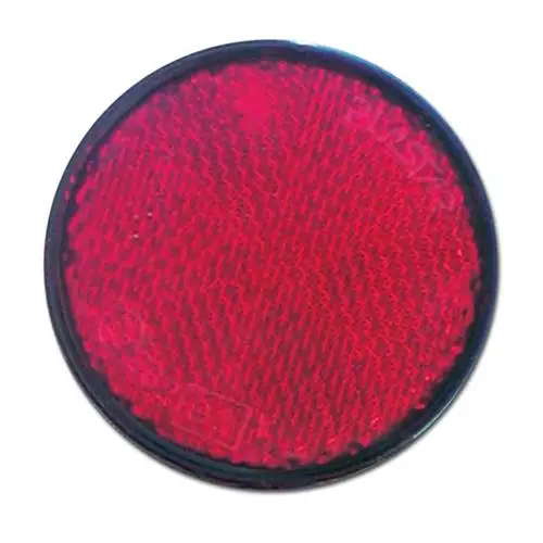 CATARIFRANGENTE TONDO ROSSO DIAM 60 MM PER CARRELLI E CARAVAN ADESIVO Più Venduto
