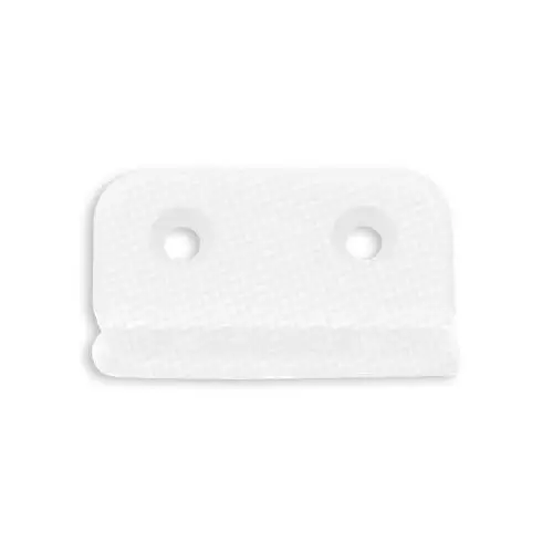 Economico CERNIERA IN PLASTICA BIANCA