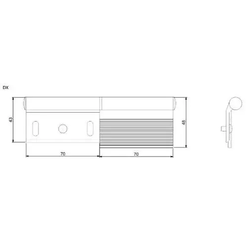 CERNIERA PER PORTE E PORTELLI 7+7CM BIANCA Prezzo Scontato