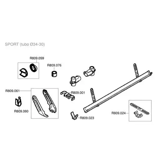 CINGHIETTO PER CANALINA OMNIBIKE SPORT R809.024 CONFEZIONE 6 PZ. A Buon Prezzo