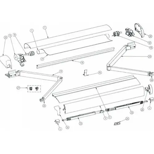 COPERTURA PER TENDALINO THULE 6900 4MT Subito Disponibile