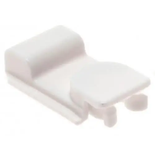 Offerta Limitata CURSORE BIANCO A SLITTA PER FISSAGGIO GRIGLIE A CORNICE