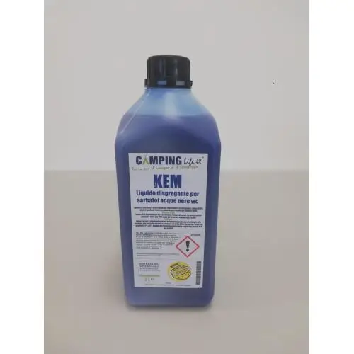 DISGREGANTE PER WC CAMPING-LIFE KEM LEMON 2LT BY FLOW Nuovo Arrivo