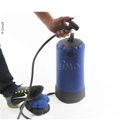Soddisfatti O Rimborsati DOCCETTA ESTERNA DA CAMPEGGIO CON SERBATOIO FLESSIBILE 12LT E POMPA A PEDALE