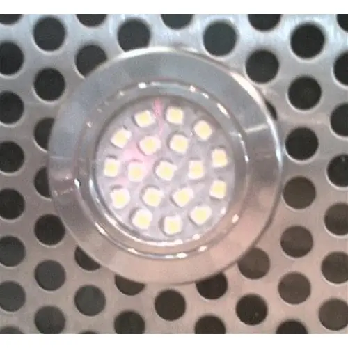 Subito Disponibile FARETTO 12V DA INCASSO LED Ø65MM TOUCH-SWITCH CON LENTE DI DIFFUSIONE CROMATO 18 LED