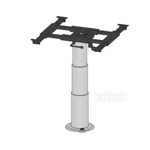 GAMBA PER TAVOLO TELESCOPICA GIREVOLE CON TRASLATORE 730/355MM Promozione Esclusiva